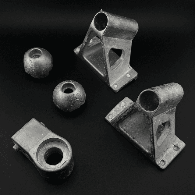 Cast metal part